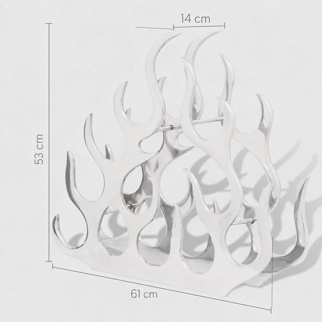 Dimensions du casier à vin La Flamme, 61 x 14 x 53 cm
